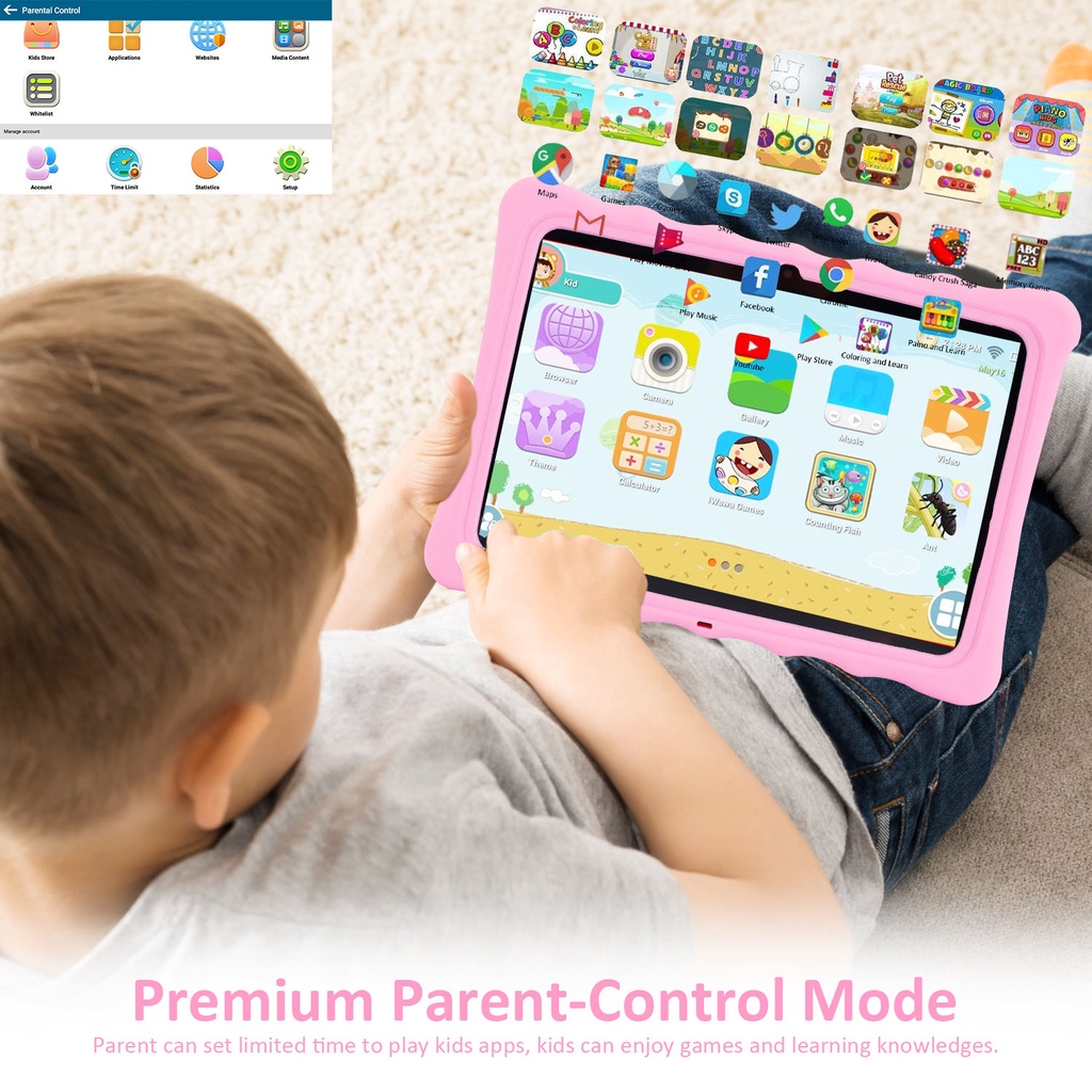 [Real Memory] Atomu Kids Tablet 10' 4+64 GB / Tablet Anak / Tablet PC / Tablet Android / WiFi only