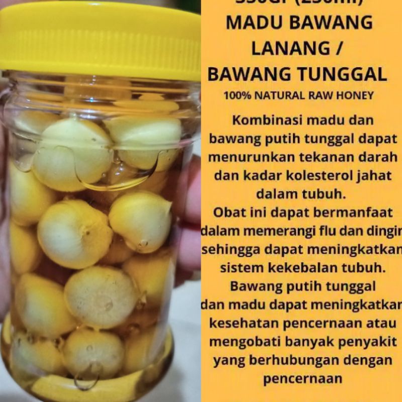 

Bawang putih tunggal dan madu