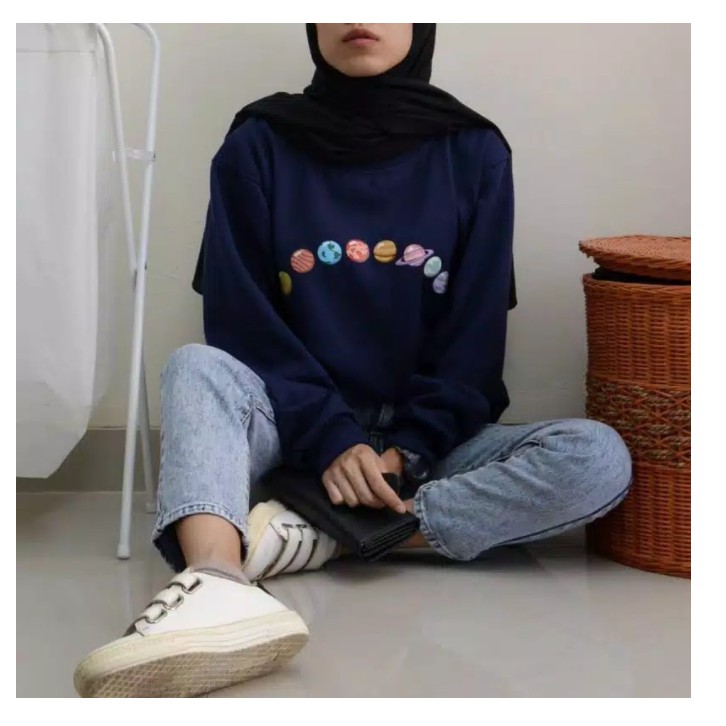 SWEATER WANITA PLANET STREET OBLONG TEBAL PREMIUM TERBARU,