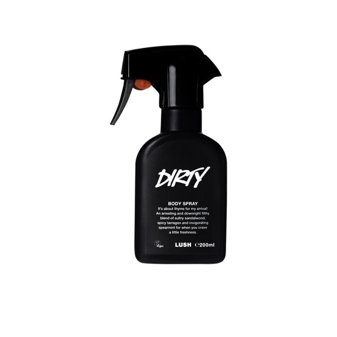 Jual Lush Dirty Body Spray 200Ml Japan Shopee Indonesia
