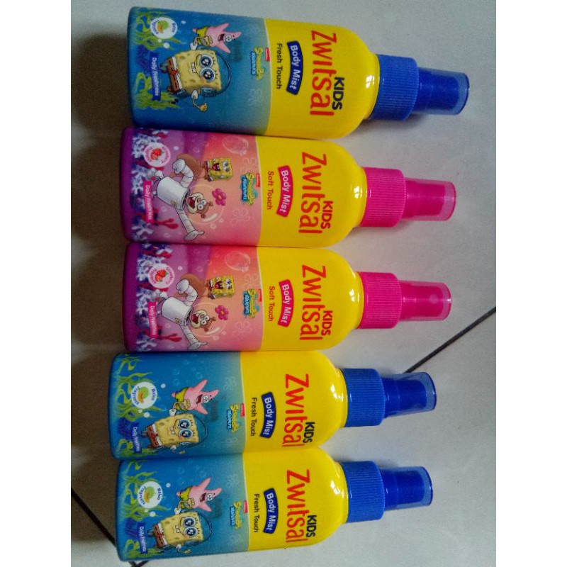 Body mist anak zwitsal 100ml sisa pink