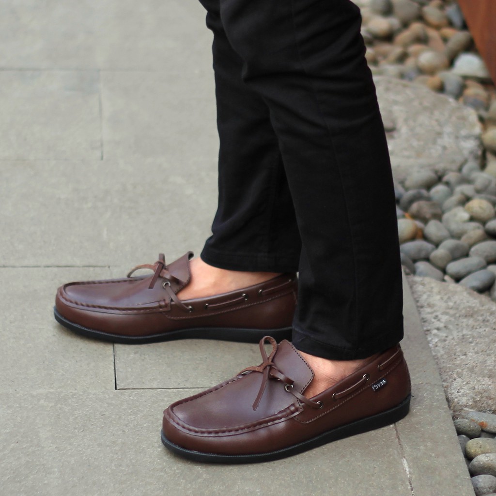 LICK SPECIAL - Sepatu Loafers Kasual Loafers Kulit Klasik Formal Kerja Kuliah Pria/Cowok - Loafer
