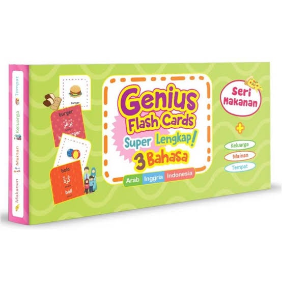 

SERI MAKANAN - GENIUS FLASH CARDS SUPER LENGKAP! 3 BAHASA
