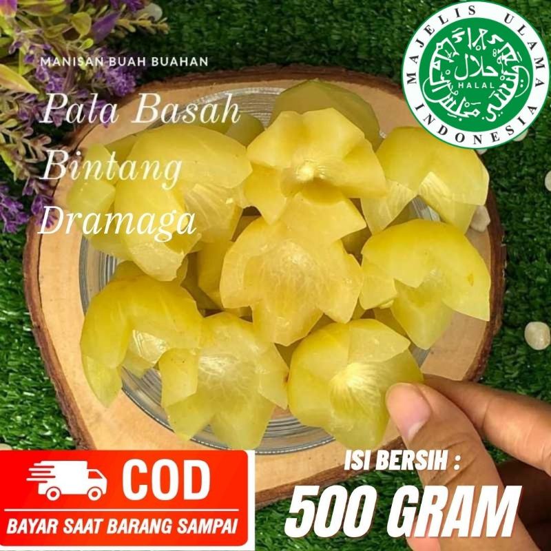 

MANISAN BUAH PALA BASAH UKURAN 500 GRAM BISA COD/BAYAR DI TEMPAT
