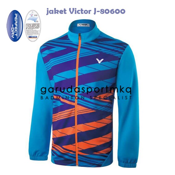 Jaket Training victor J-3560 Original Jaket Victor Original Jaket Victor J 80600 Jaket Bulutangkis