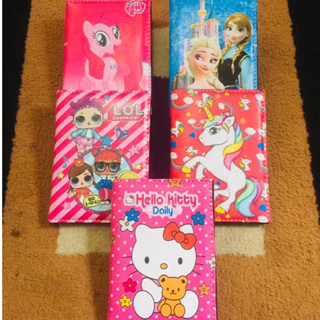 [AHLMN] Dompet anak perempuan gambar karakter lucu dan imut, dari bahan berkualitas model lipat buku
