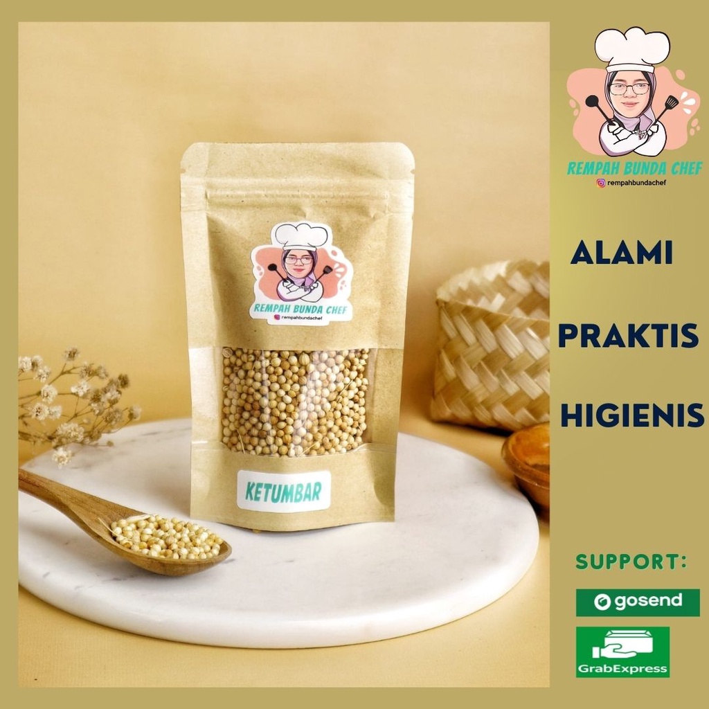 

Rempah Bumbu Dapur Bahan Masakan Ketumbar Premium 50 Gram