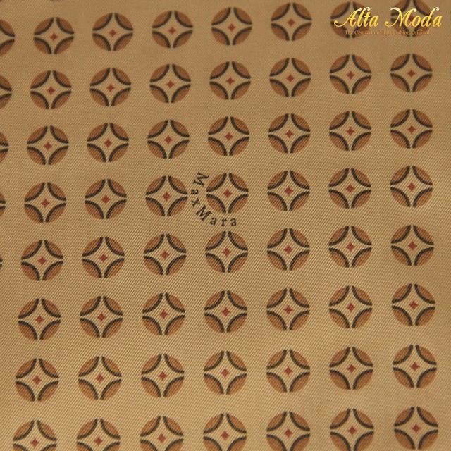 

Alta Moda Viscose Satin Gold Motif Bulat Bintang (1M)