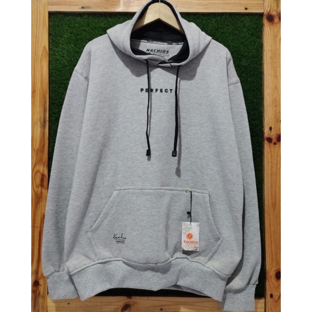 hoodie pria kachios distro original premium warna abu muda hitam maroon Sweater cowok brand terbaru 