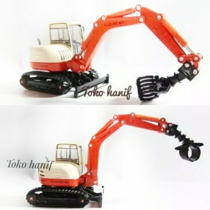Diecast Miniatur compact excavator