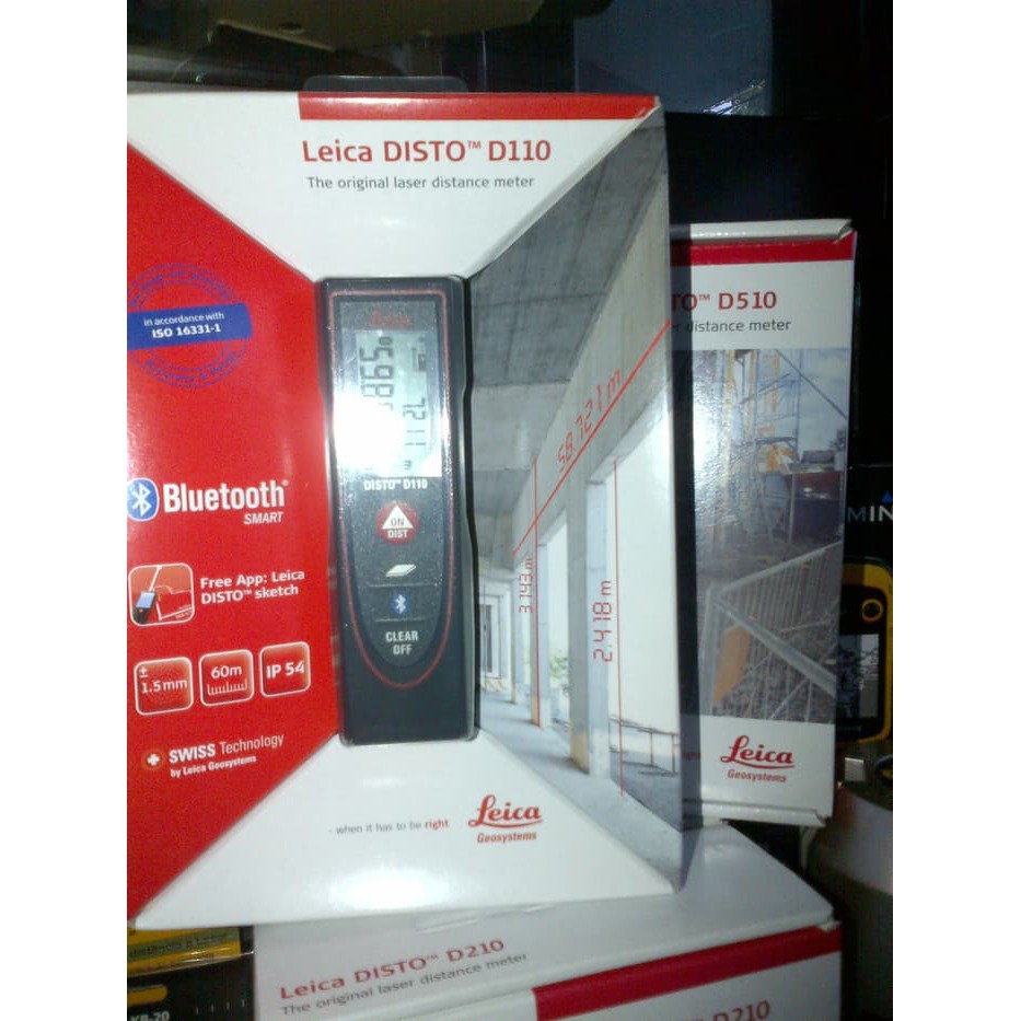 

Leica DISTO D110, si kecil imut, 60 meter ada bluetoothnya