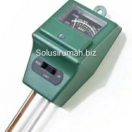 3 in 1 PH Tanah Tester Soil Water Moisture Light Meter Keasaman Cahaya