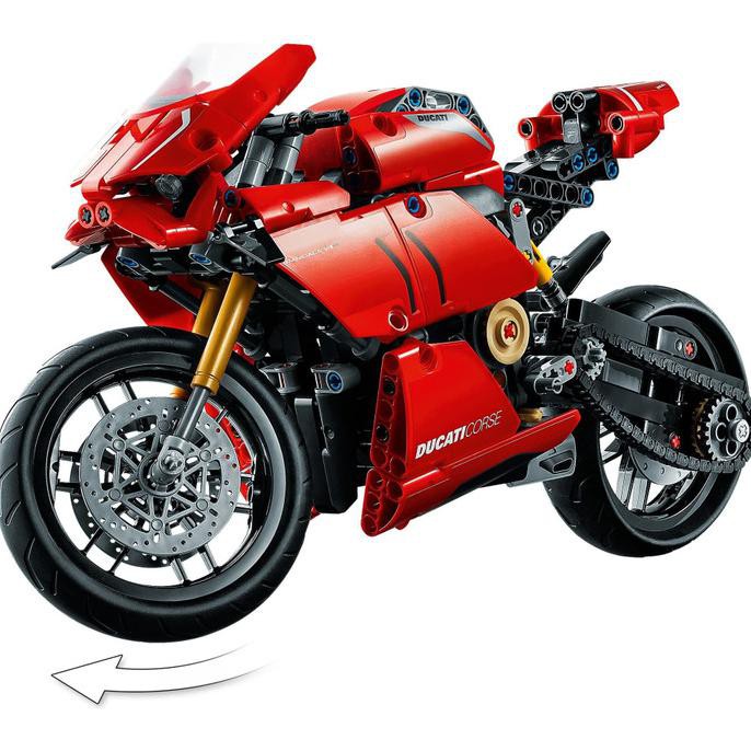 Star Lego Original Technic 42107 Ducati Panigale V4 R - Mainan Anak Tehnik Berkualitas