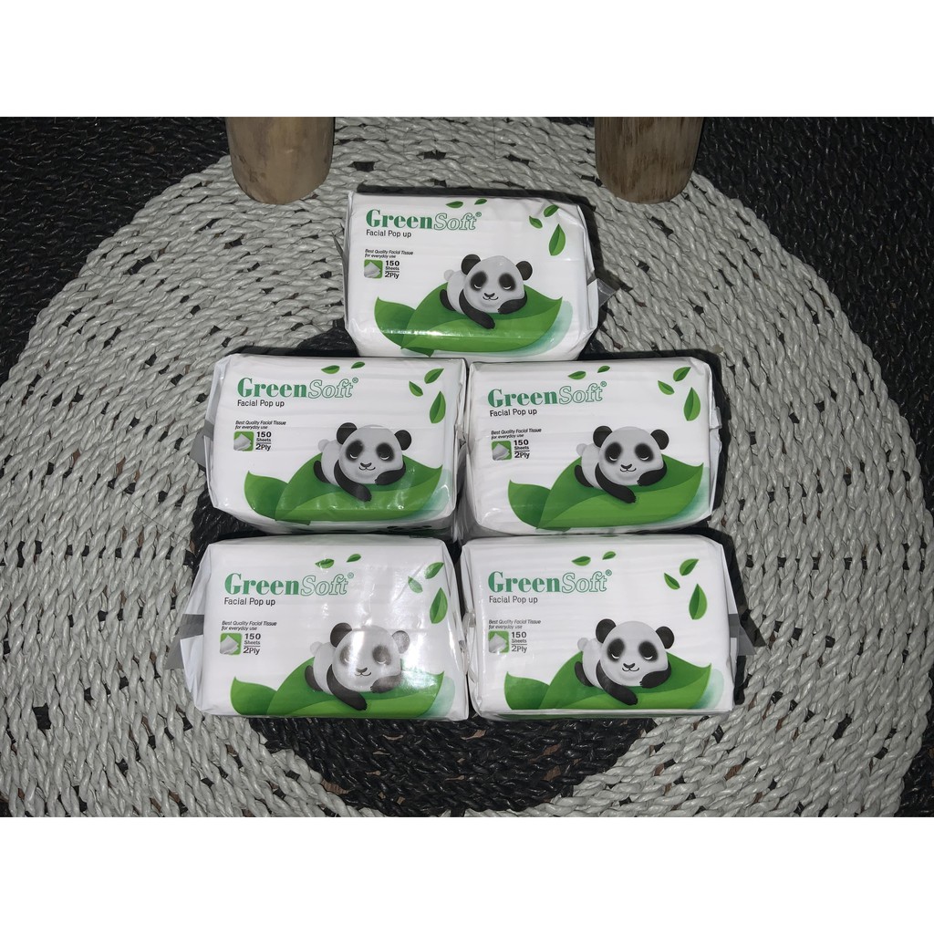 Tissue Wajah Facial Pop Up Green Soft Facial Pop Up Tisu Isi 150 Sheets Free 20 Sheets 2 Ply