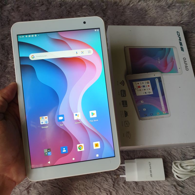 Tablet Oase Oapad 8inch Ram 2gb internal 32gb fulset mulus