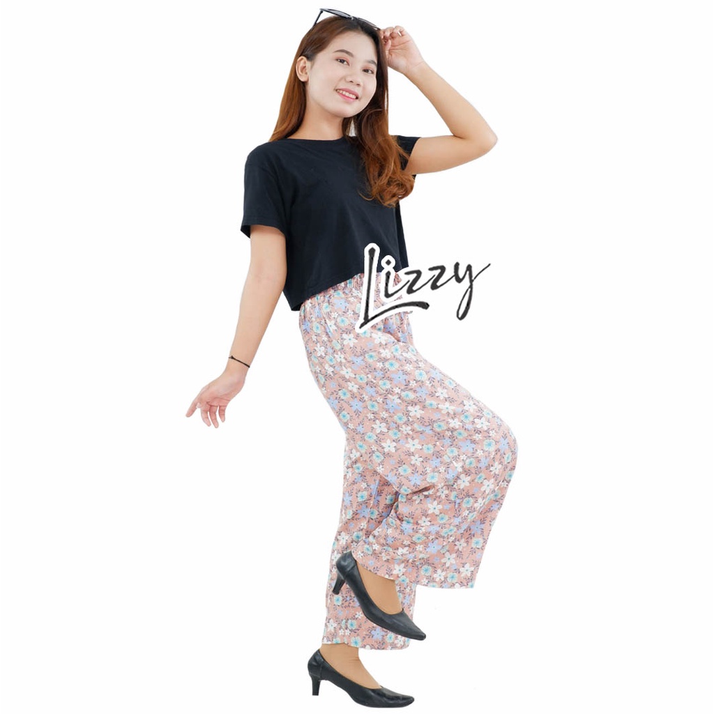 Lizzy - LOOSE PANTS FLOWER RAYON PREMIUM