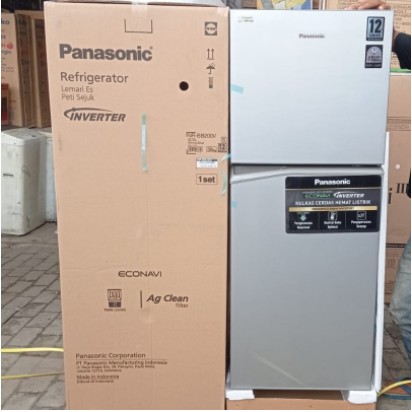 Panasonic Kulkas 2 Pintu 210L Inverter NR-BB200V ECONAVI R600A NRBB200