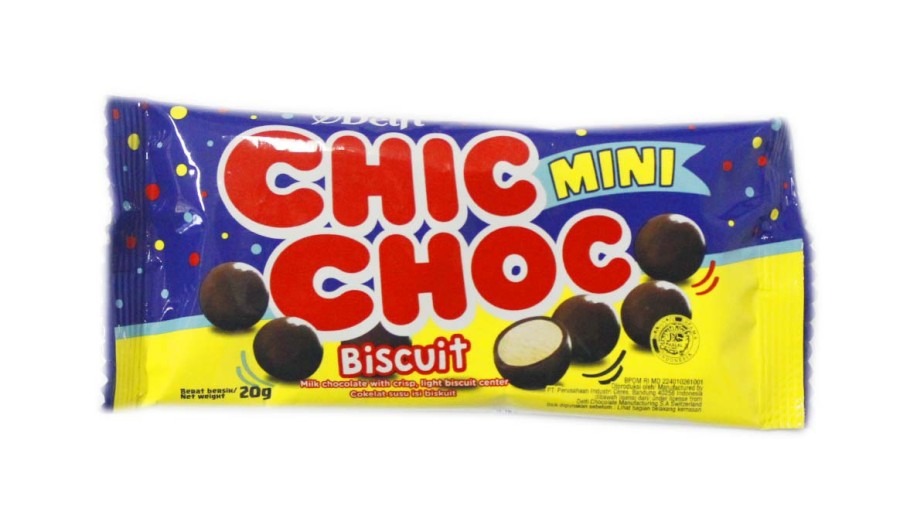 

Chic Choc Delfi Biscuit mini 20gr HALAL Chocolate Ball