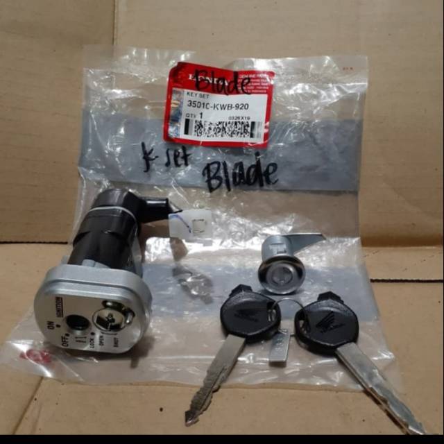 Kunci kontak set blade orisinil HGP