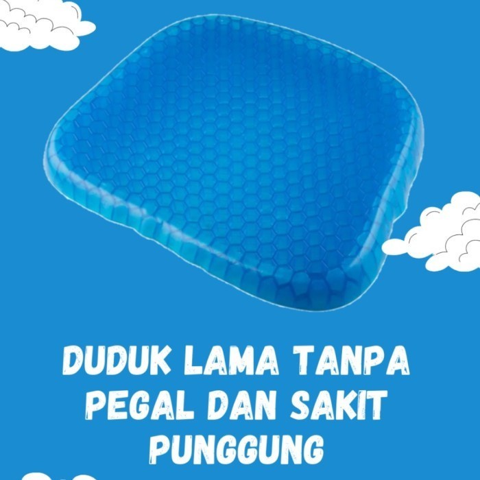 JUMBO SIZE COMB-FORT GEL SILIKON - ALAS DUDUK KESEHATAN FREE SARUNG