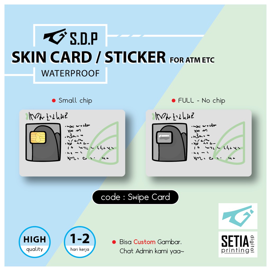 SDP SKIN CARD ATM E-MONEY / STICKER CARD - Among Us Edition