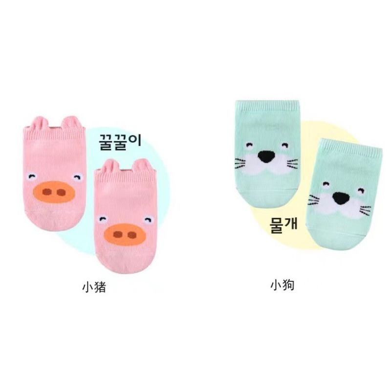 Kaos Kaki Bayi Karakter 3D Cute Impor Kaos Kaki Pendek