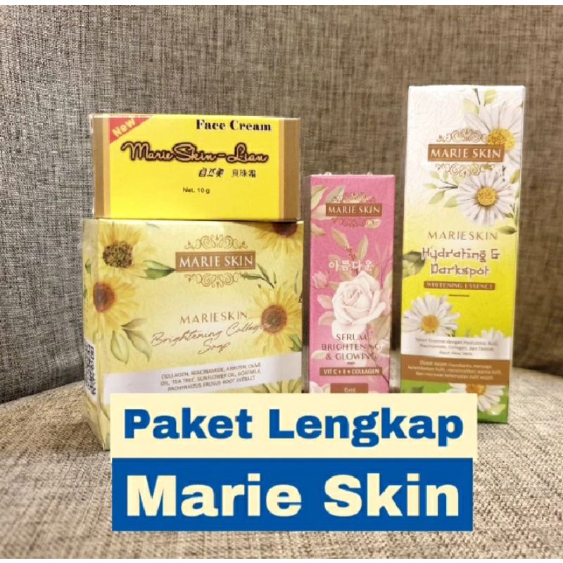 Marie Skin Face Cream Paket Lengkap  / Marie Skin Lian Original 100%