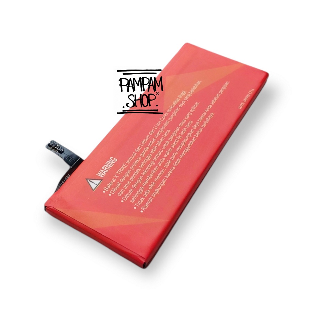 Baterai XTRIKE Double Power Original for 6S Batre Batrai Battery Handphone HP Ori Iphone Ip Dual