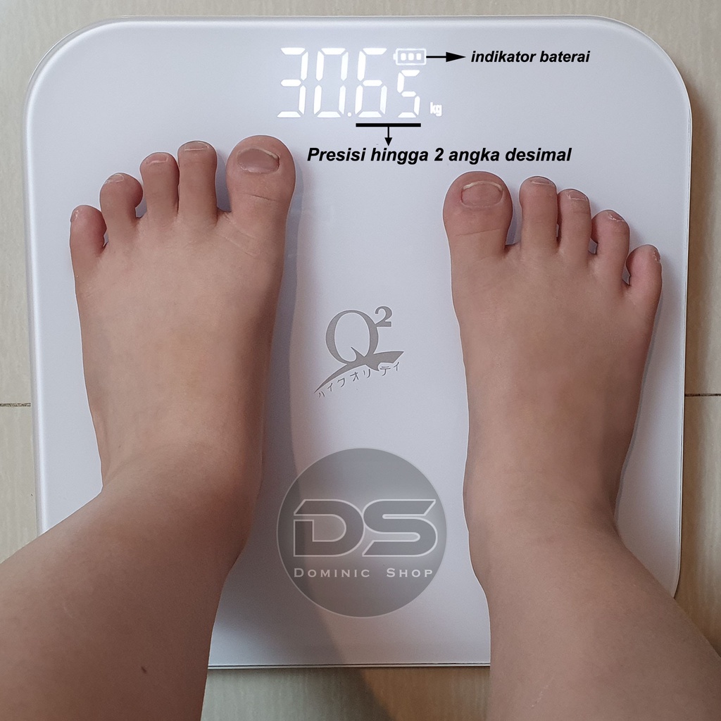 Timbangan Badan Digital Q2 (PREMIUM Q2-118) / Digital Body Scale