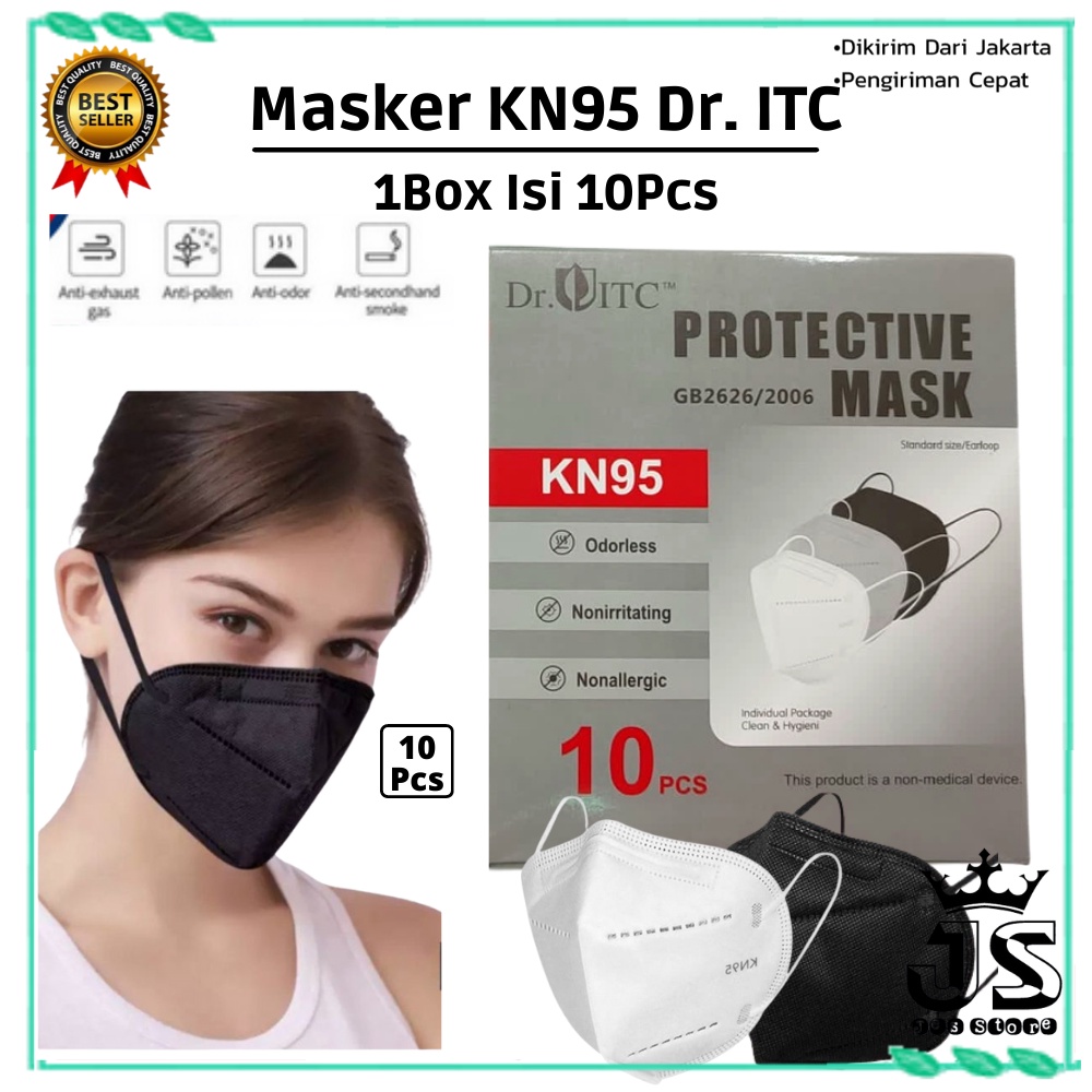 Masker KN95 DR.ITC Earloop isi 10 Pcs per Box Jes