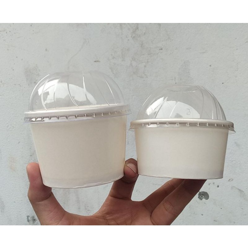 tutup dome cup ice cream