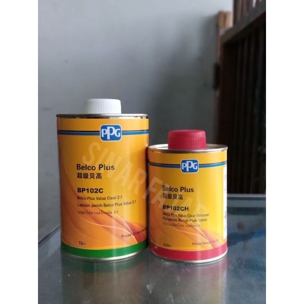 CLEAR PERNIS PPG BELCO PLUS BP 102 C