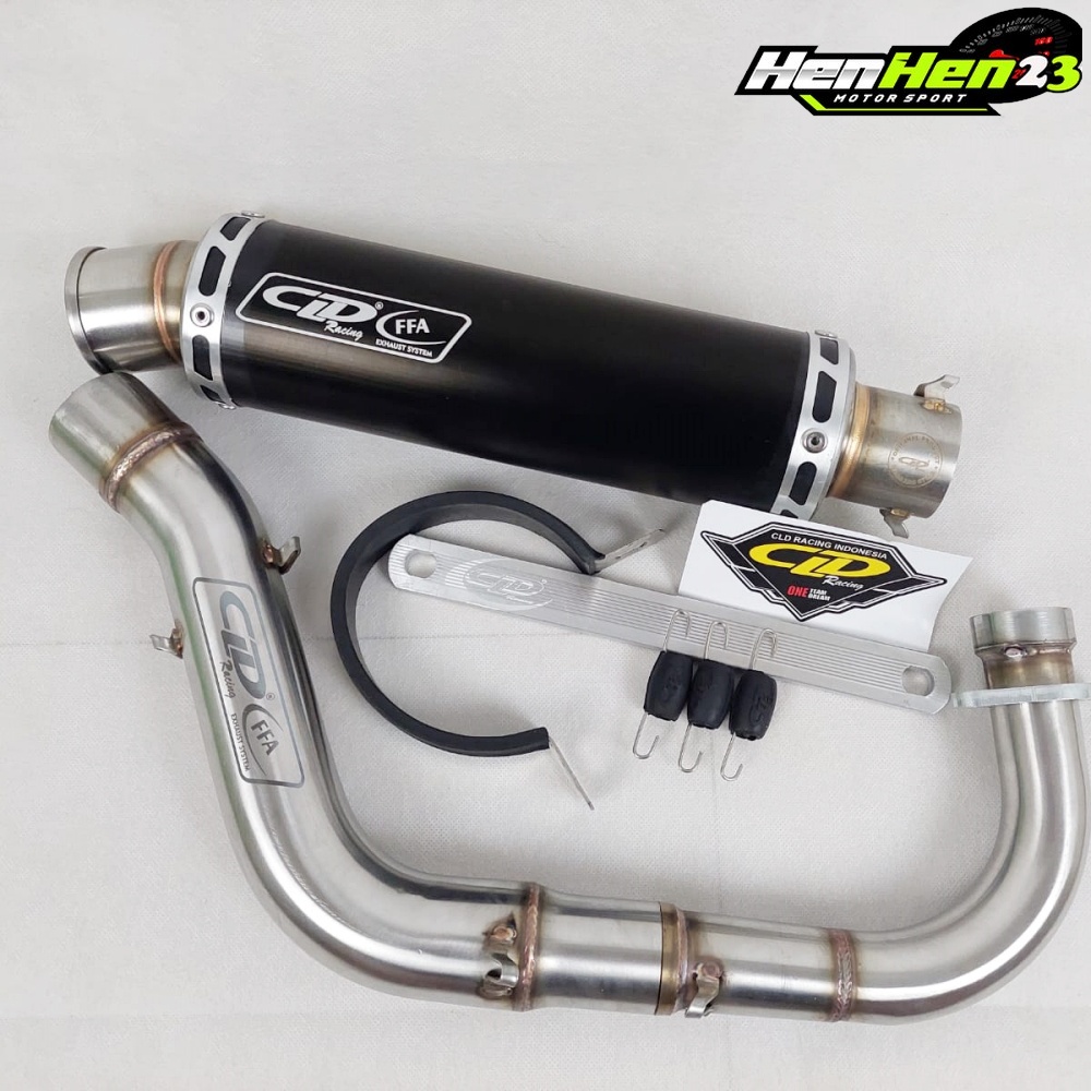KNALPOT CLD Racing YAMAHA MIO NOUVO NEW FFA BLACK SERIES