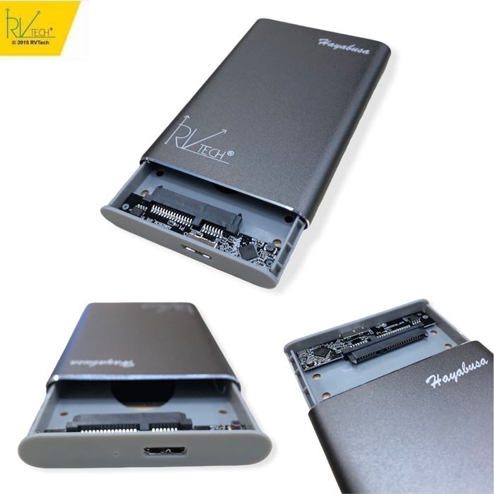 Casing Hardisk External 2.5&quot; SATA USB 3.0 RVTech Hayabusa