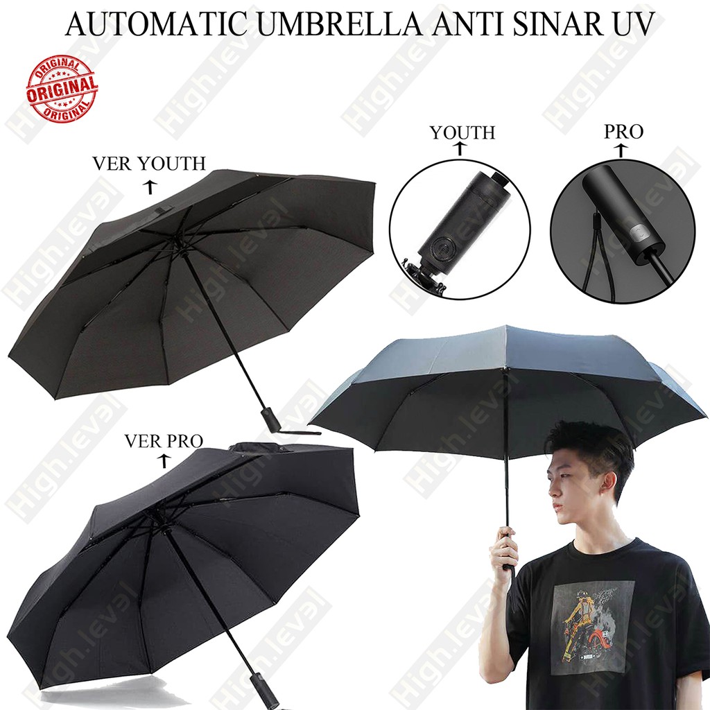 Umbrella  Automatic Anti Sinar Uv / Payung Lipat Original