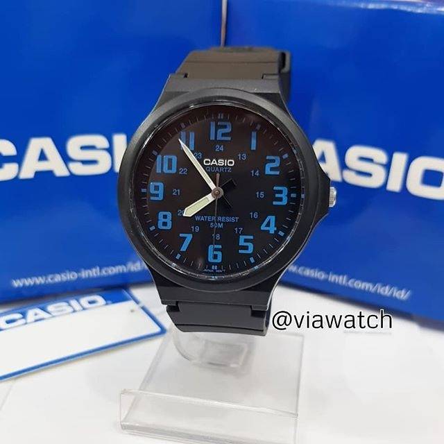 CASIO MW 240 BLACK - BLUE