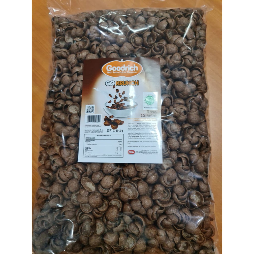 

Choco Crunch / Koko Krunch /Choco Chips 250gram - Goodrich Go krunch / simba Choco Crunch