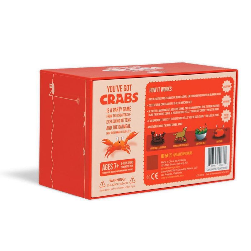 crabs base board game