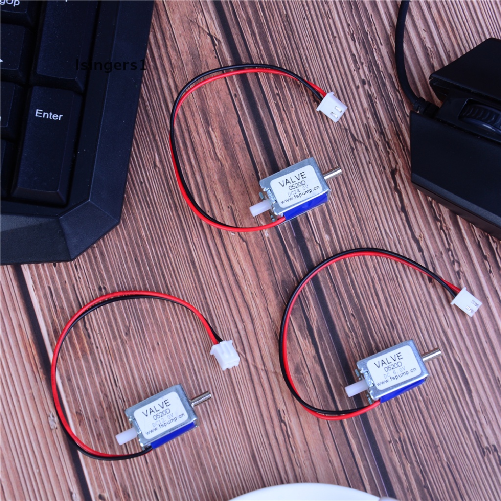 (lsingers1) Katup solenoid Elektrik DC 6 / 12 / 24V Ukuran mini