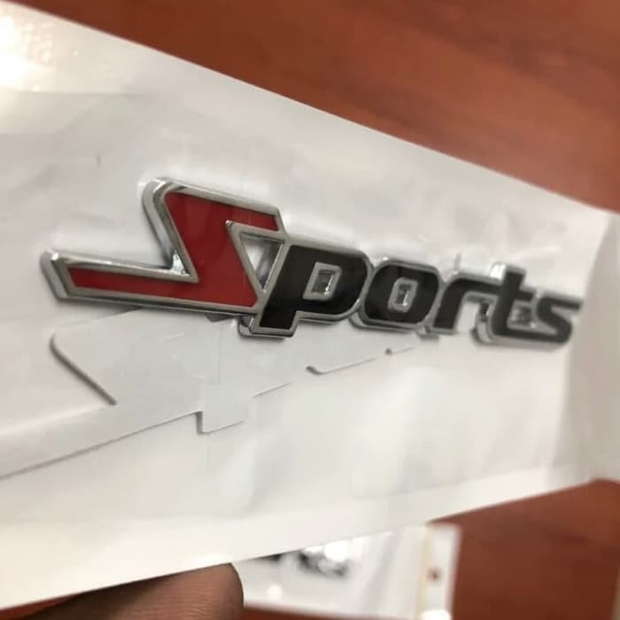 Logo Emblem Mobil Motor Sports 3D Logam Tempel Murah Aksesoris Variasi