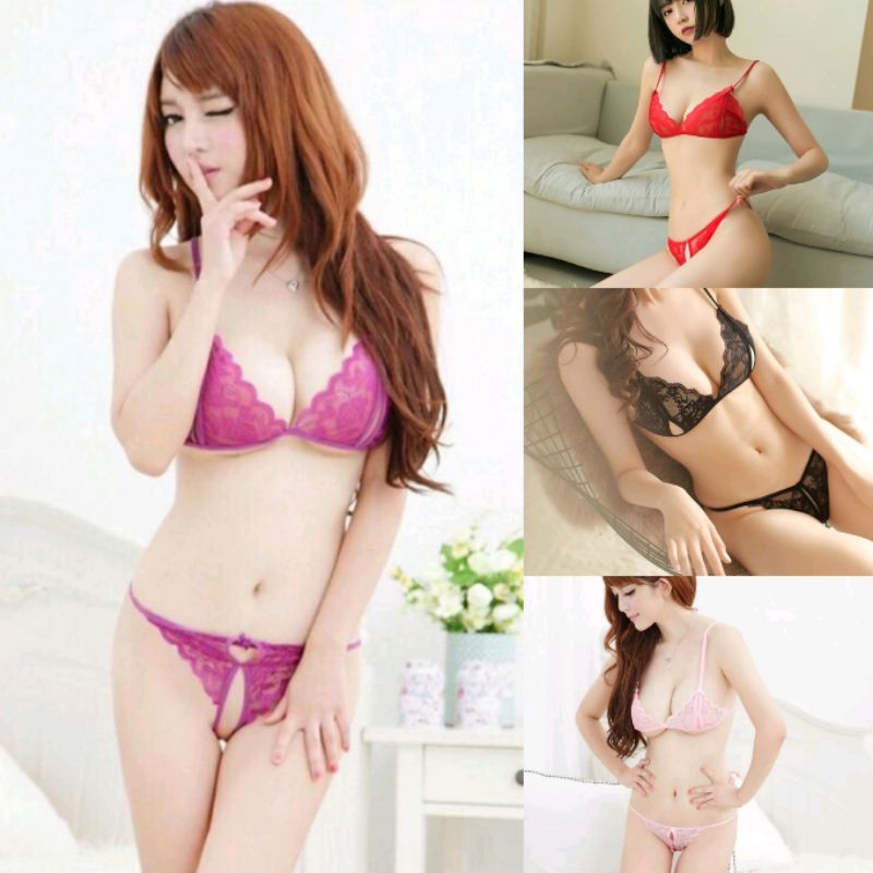 LINGERIE SEKSI - GSTRING + BRA
