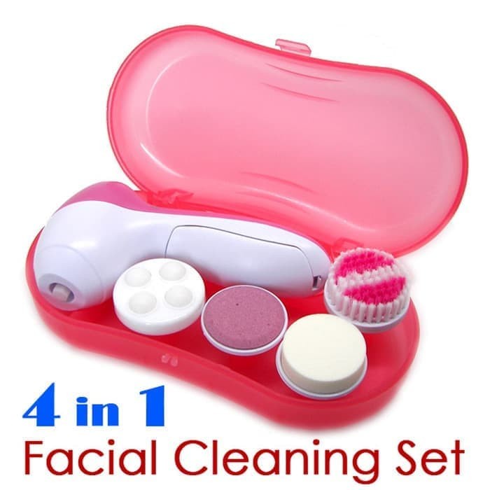 Facial Cleaning 4 in 1 /Facial 4 In 1 Pemijat &amp; Pembersih Wajah