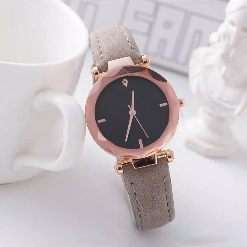 139 Jam Tangan Kulit Wanita Jam Tangan Cewek Jam Tangan Import Jam Tangan Murah-2