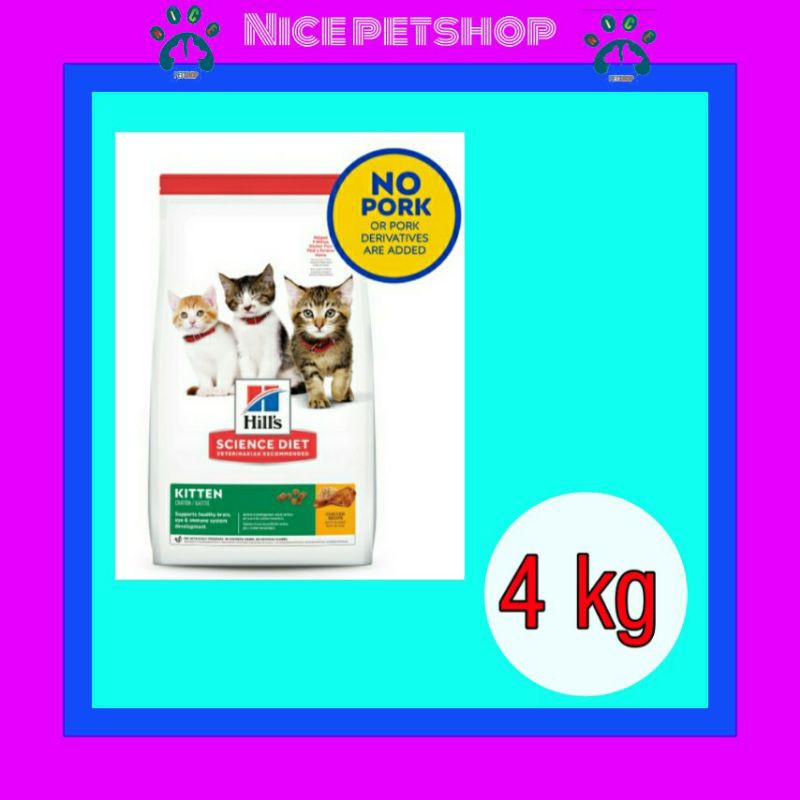 Science diet Kitten 4 kg Makanan Kucing anakan Baby Kitten