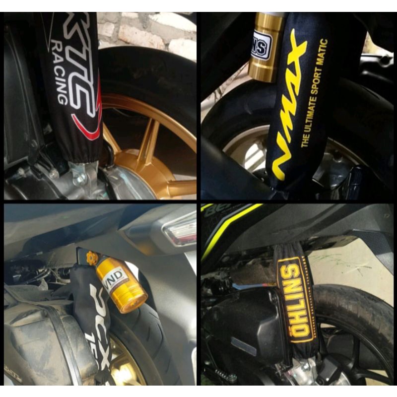 Sarung Shock Cover ShockBreaker Belakang Motor Shok Sok Mio Nmax vario Scoopy Beat