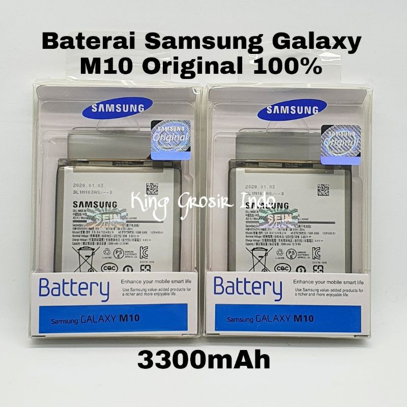 Baterai Samsung Galaxy M10 Original 100% Battery Batre