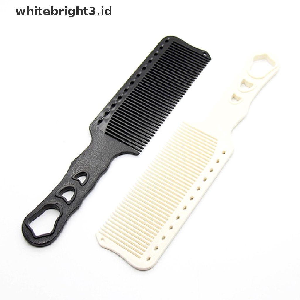 (whitebright3.id) 1pc Sisir Flat Profesional Untuk Salon / Barber