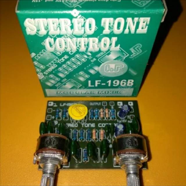 Stereo Tone Control Master Control Bass Treble Audio Mixer