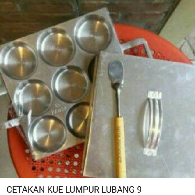 Cetakan Kue Lumpur lubang 9