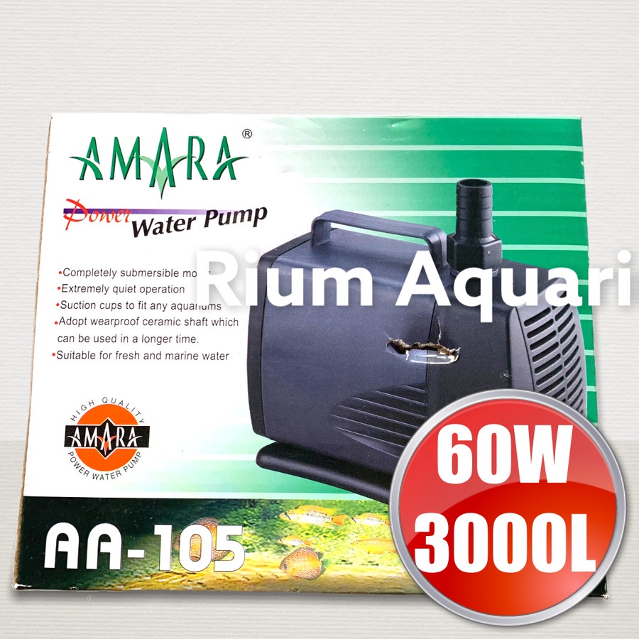 AMARA AA105 AA 105 mesin pompa air celup aquarium kolam